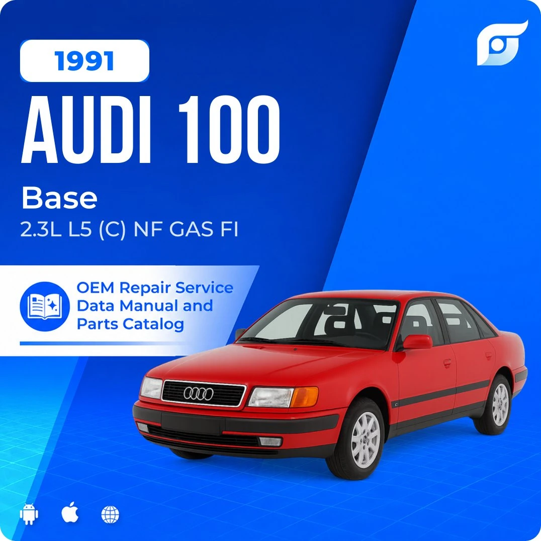 1991 Audi 100 Base - OEM Repair Service Manual