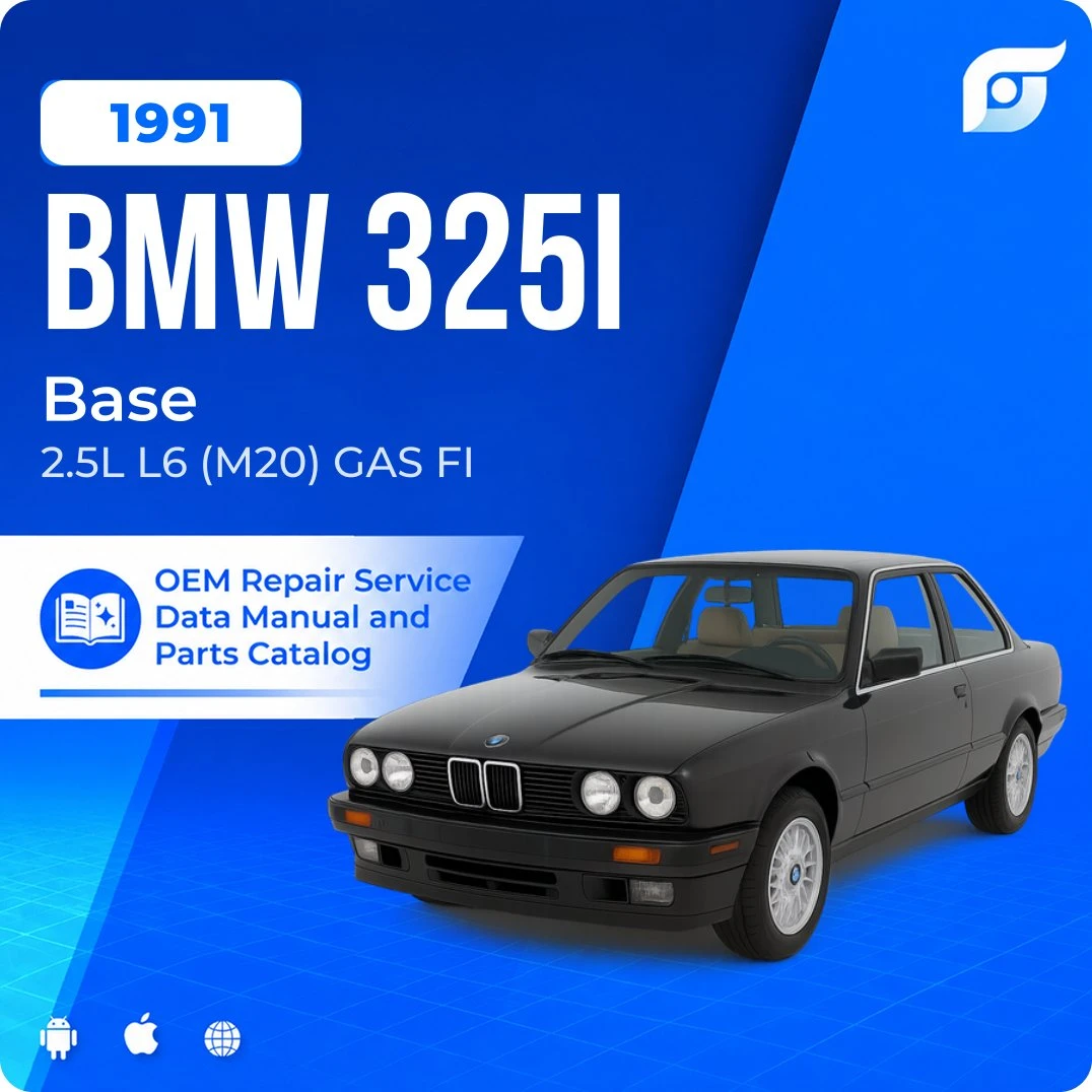1991 BMW 325i Base - OEM Repair Service Manual
