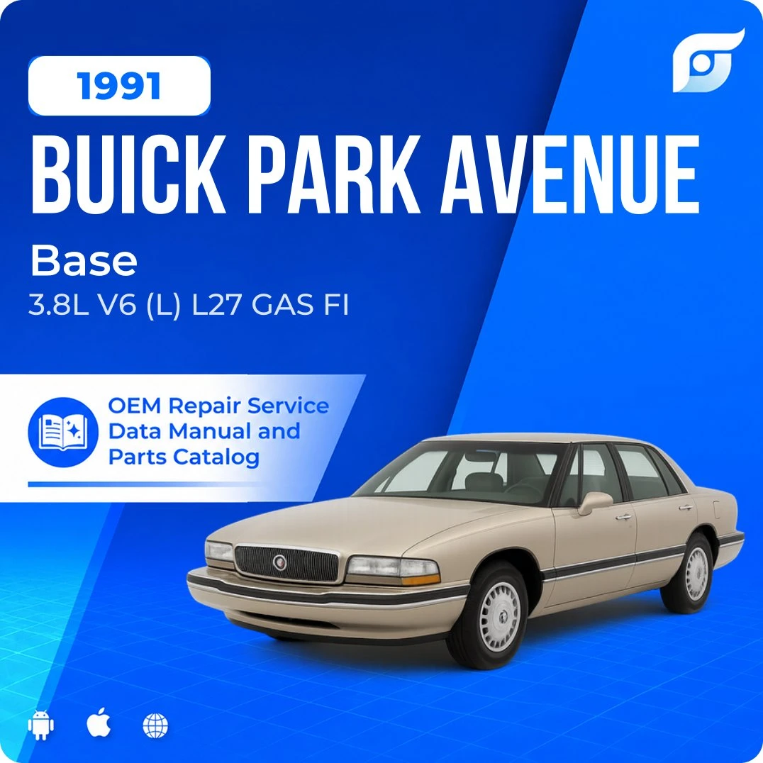 1991 Buick Park Avenue Base - OEM Repair Service Manual