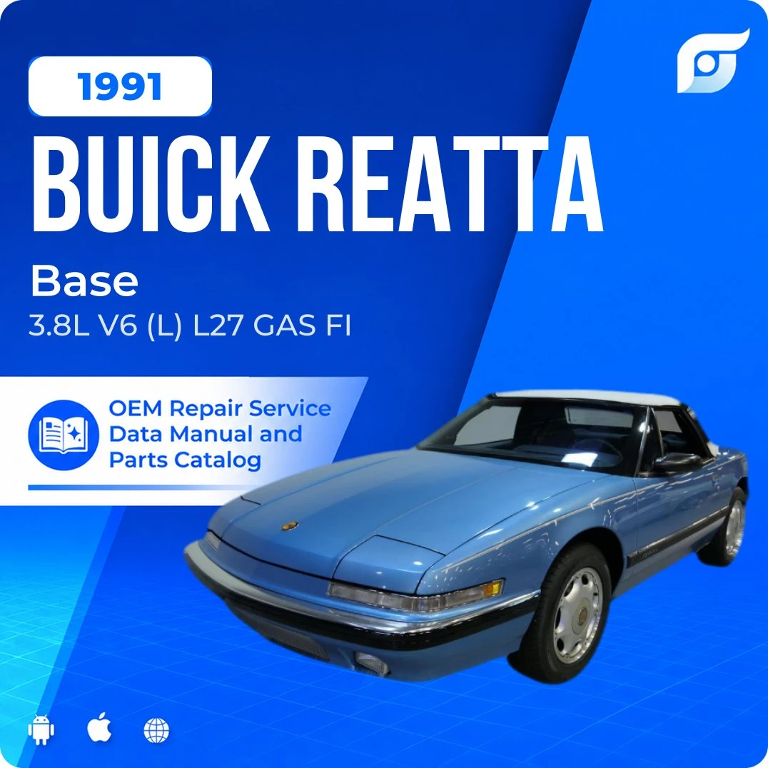 1991 Buick Reatta Base - OEM Repair Service Manual