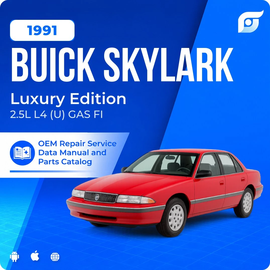 1991 Buick Skylark Luxury Edition - OEM Repair Service Manual