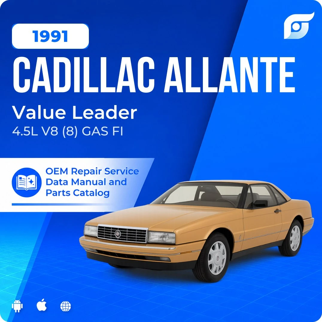 1991 Cadillac Allante Value Leader - OEM Repair Service Manual