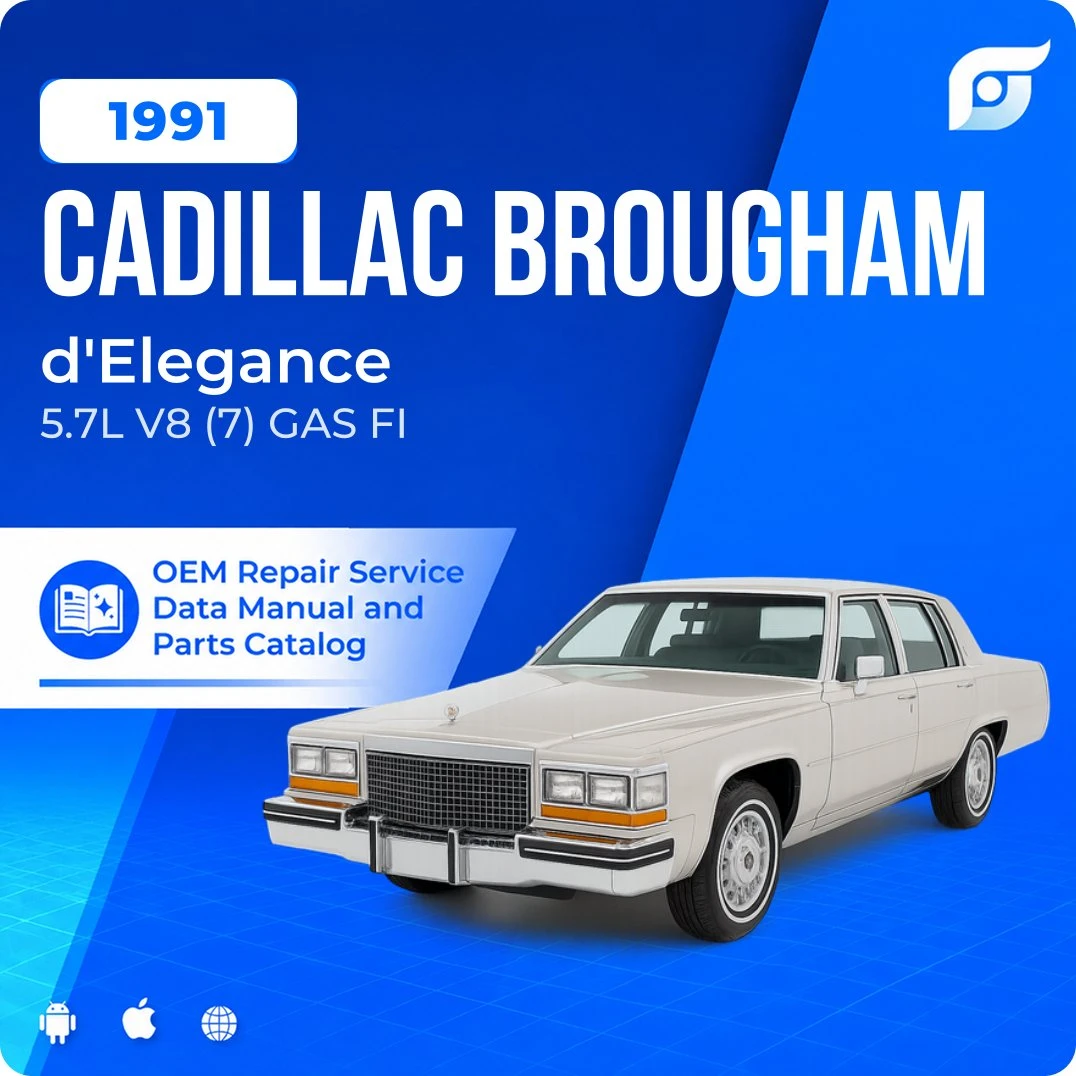 1991 Cadillac Brougham d'Elegance - OEM Repair Service Manual