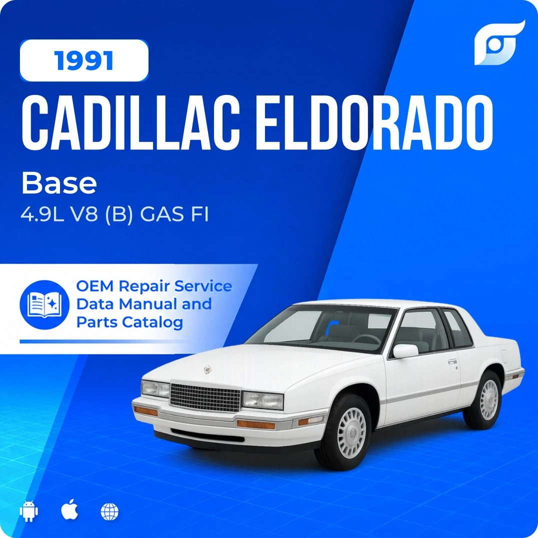 1991 Cadillac Eldorado Base - OEM Repair Service Manual