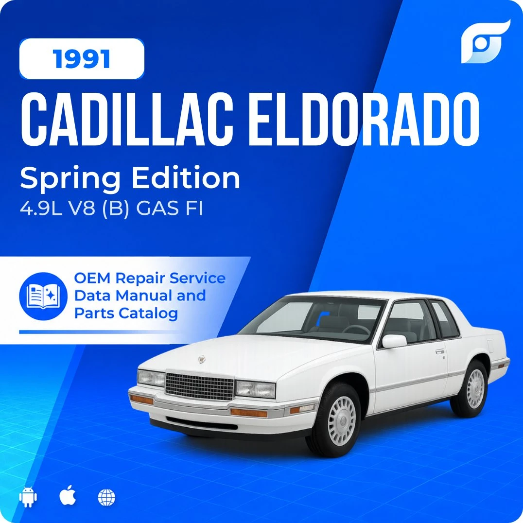 1991 Cadillac Eldorado Spring Edition - OEM Repair Service Manual