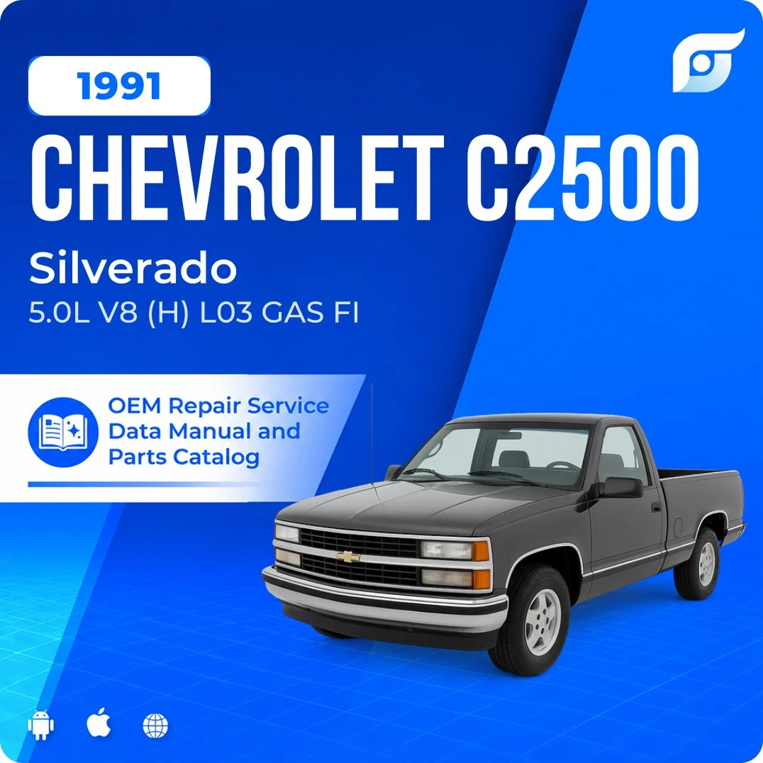 1991 Chevrolet C2500 Silverado - OEM Repair Service Manual