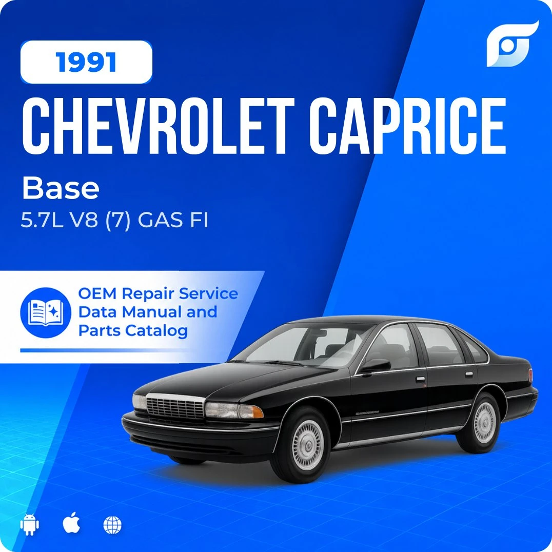 1991 Chevrolet Caprice Base - OEM Repair Service Manual