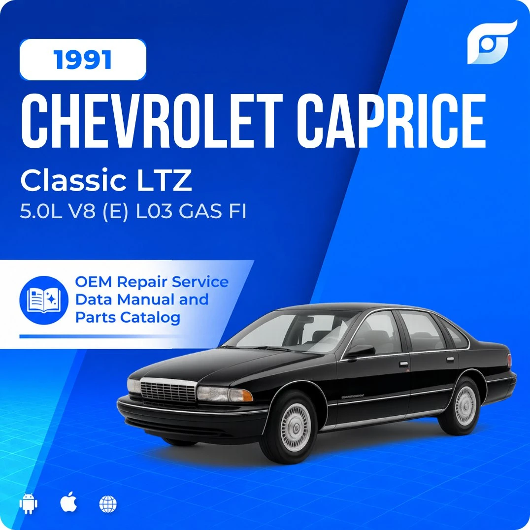 1991 Chevrolet Caprice Classic LTZ - OEM Repair Service Manual