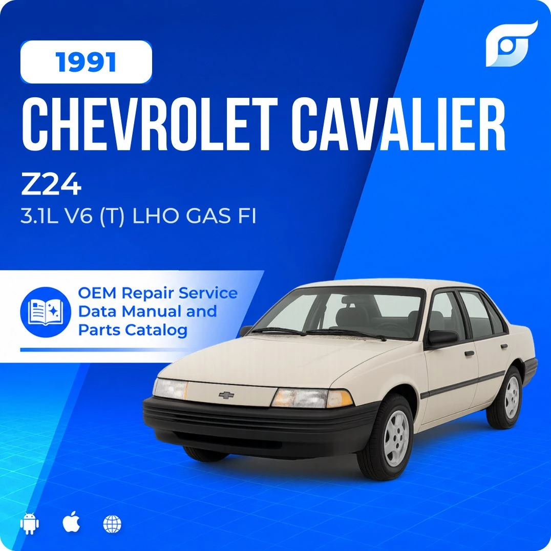 1991 Chevrolet Cavalier Z24 - OEM Repair Service Manual