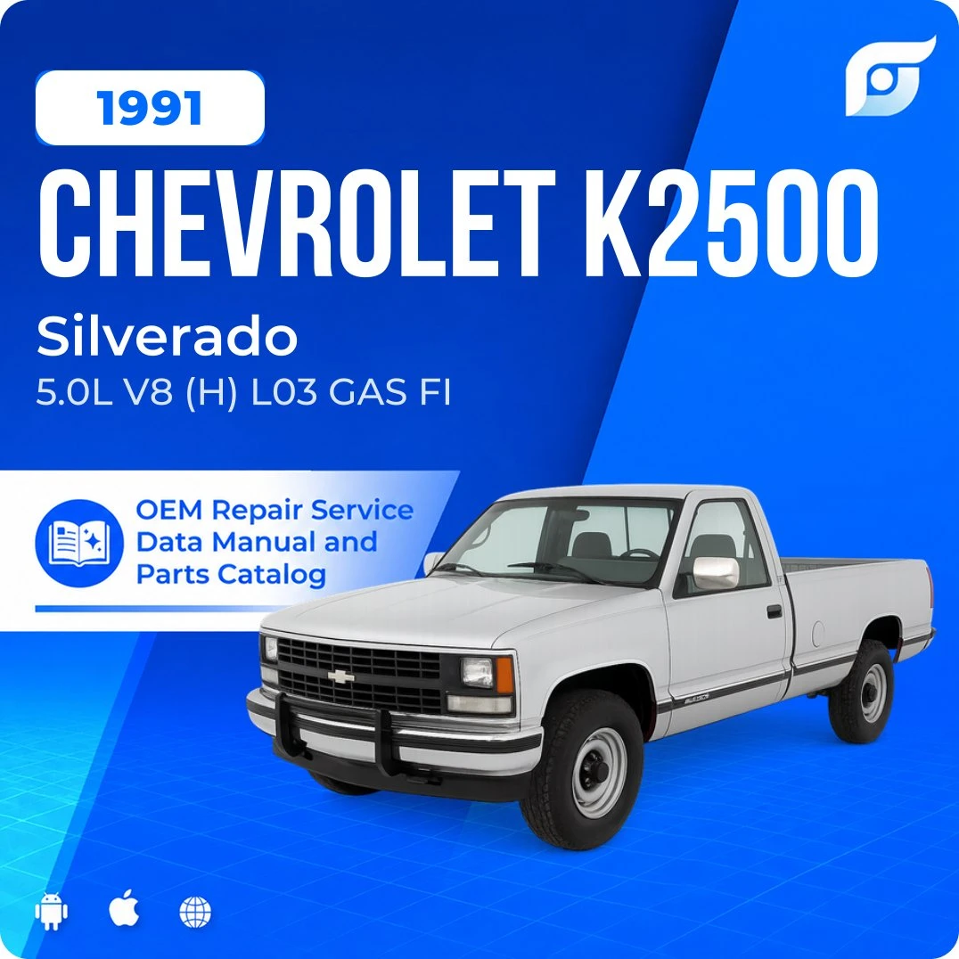 1991 Chevrolet K2500 Silverado - OEM Repair Service Manual