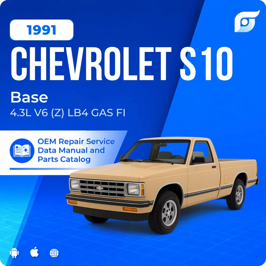 1991 Chevrolet S10 Base - OEM Repair Service Manual