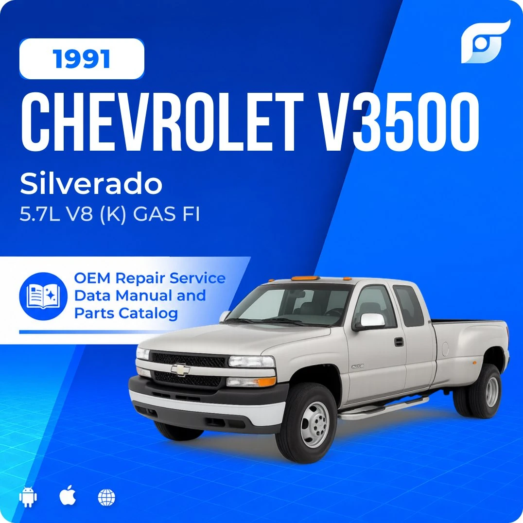 1991 Chevrolet V3500 Silverado - OEM Repair Service Manual