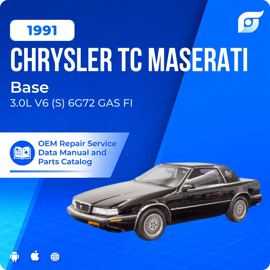 1991 Chrysler TC Maserati Base - OEM Repair Service Manual