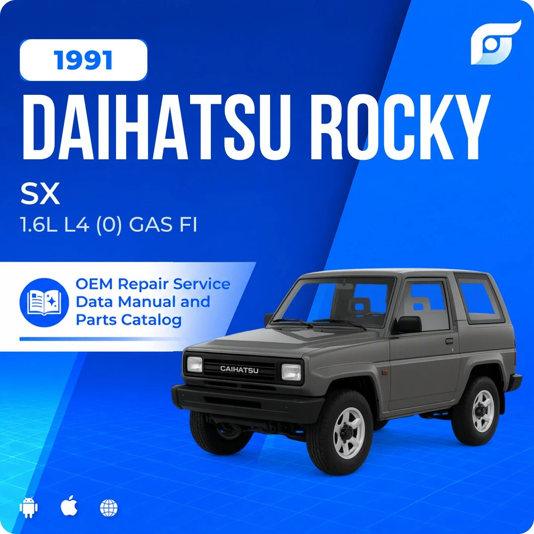 1991 Daihatsu Rocky SX - OEM Repair Service Manual