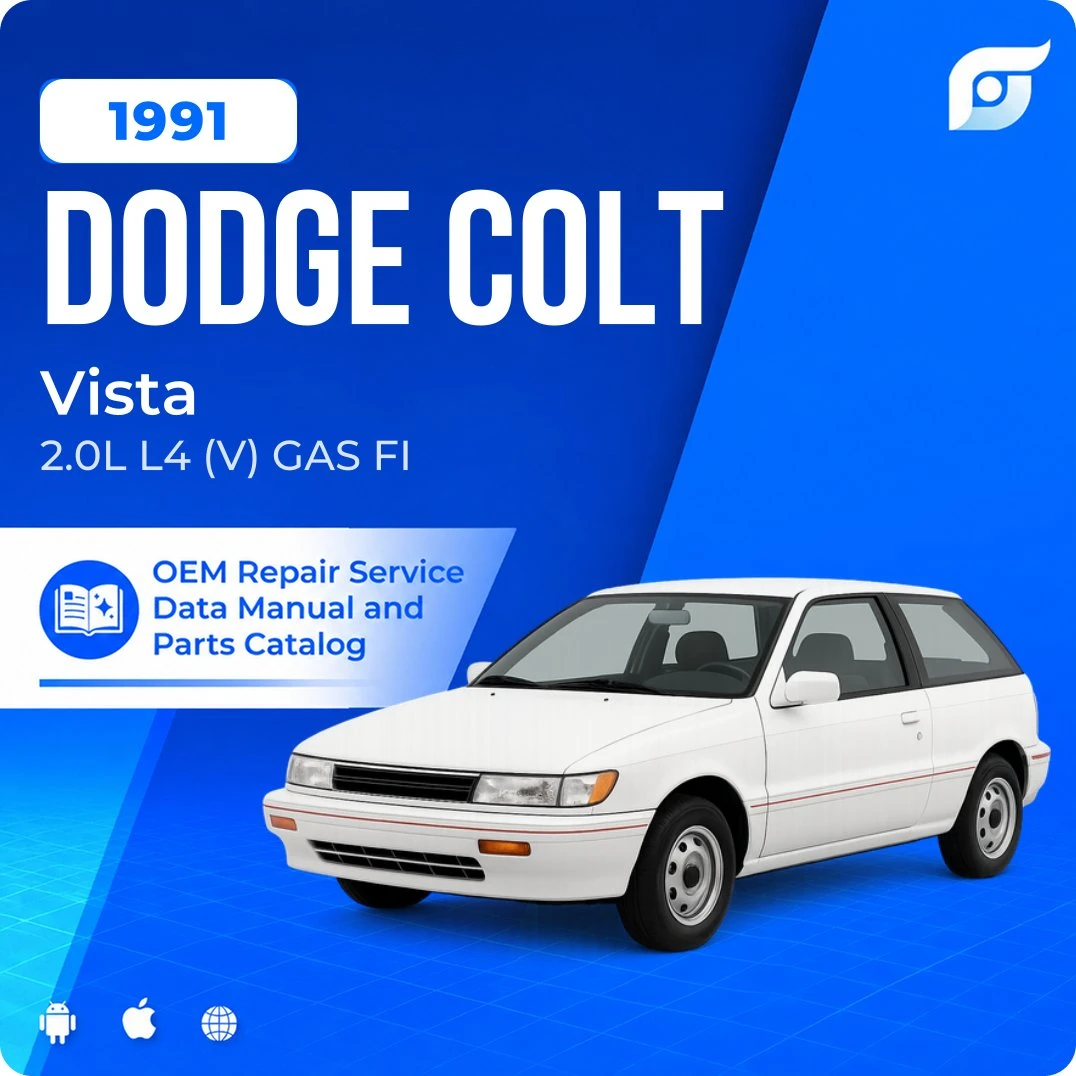 1991 Dodge Colt Vista - OEM Repair Service Manual