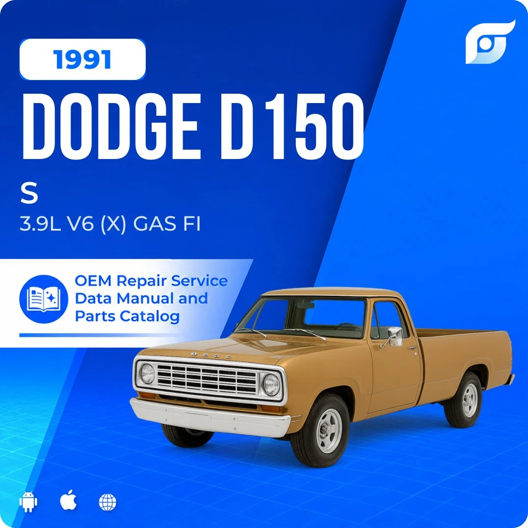 1991 Dodge D150 S - OEM Repair Service Manual