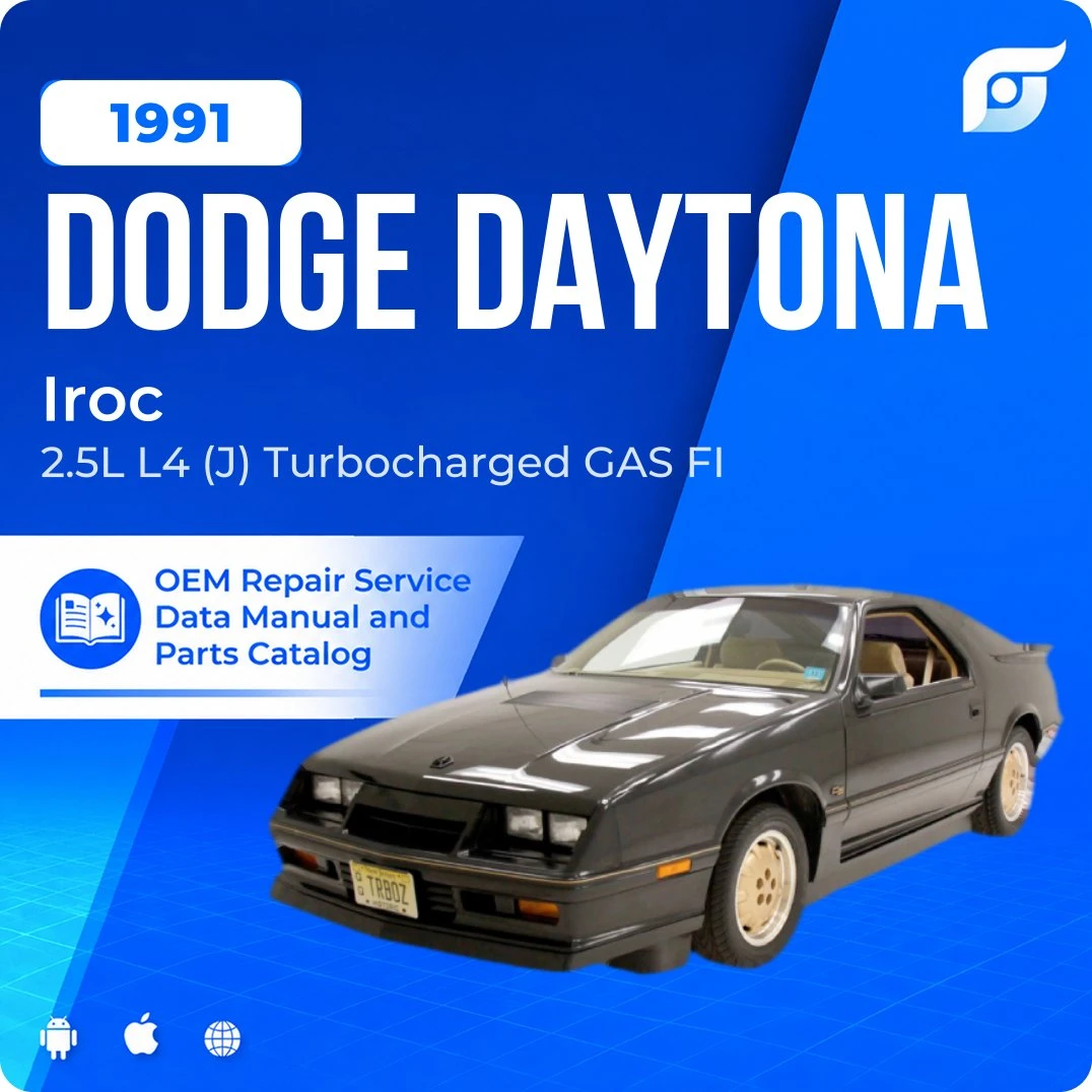 1991 Dodge Daytona Iroc - OEM Repair Service Manual