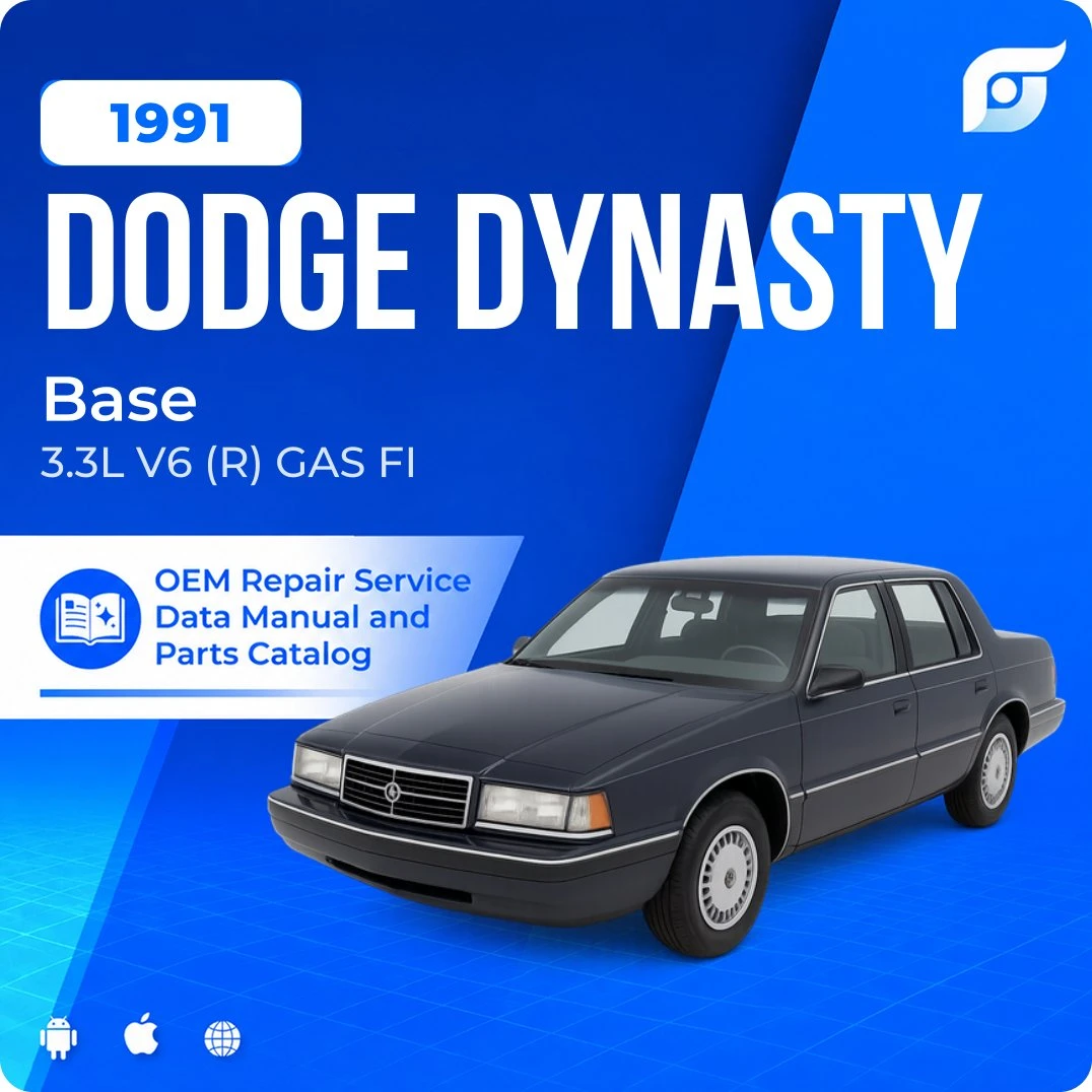 1991 Dodge Dynasty Base - OEM Repair Service Manual