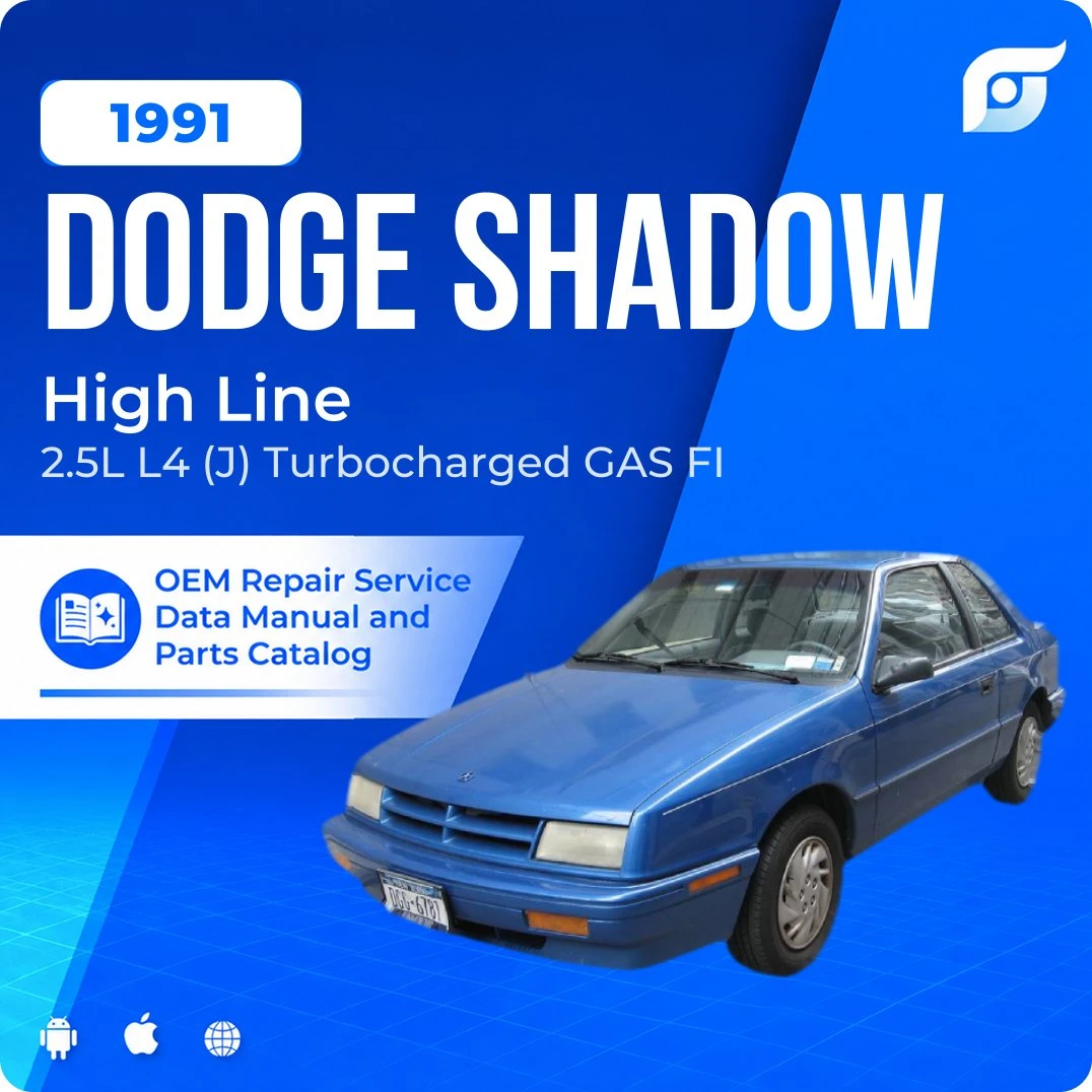 1991 Dodge Shadow High Line - OEM Repair Service Manual