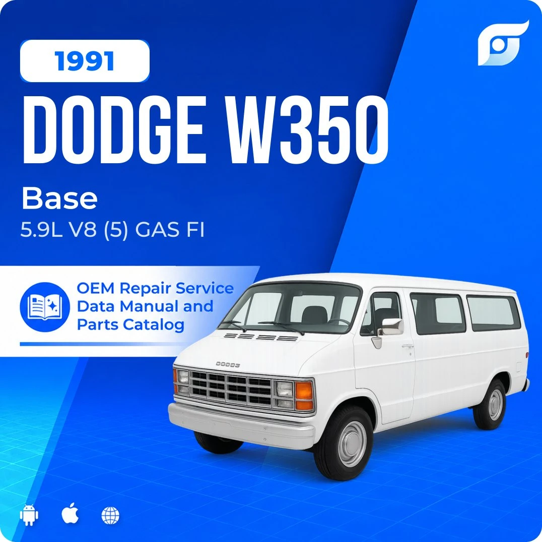 1991 Dodge W350 Base - OEM Repair Service Manual