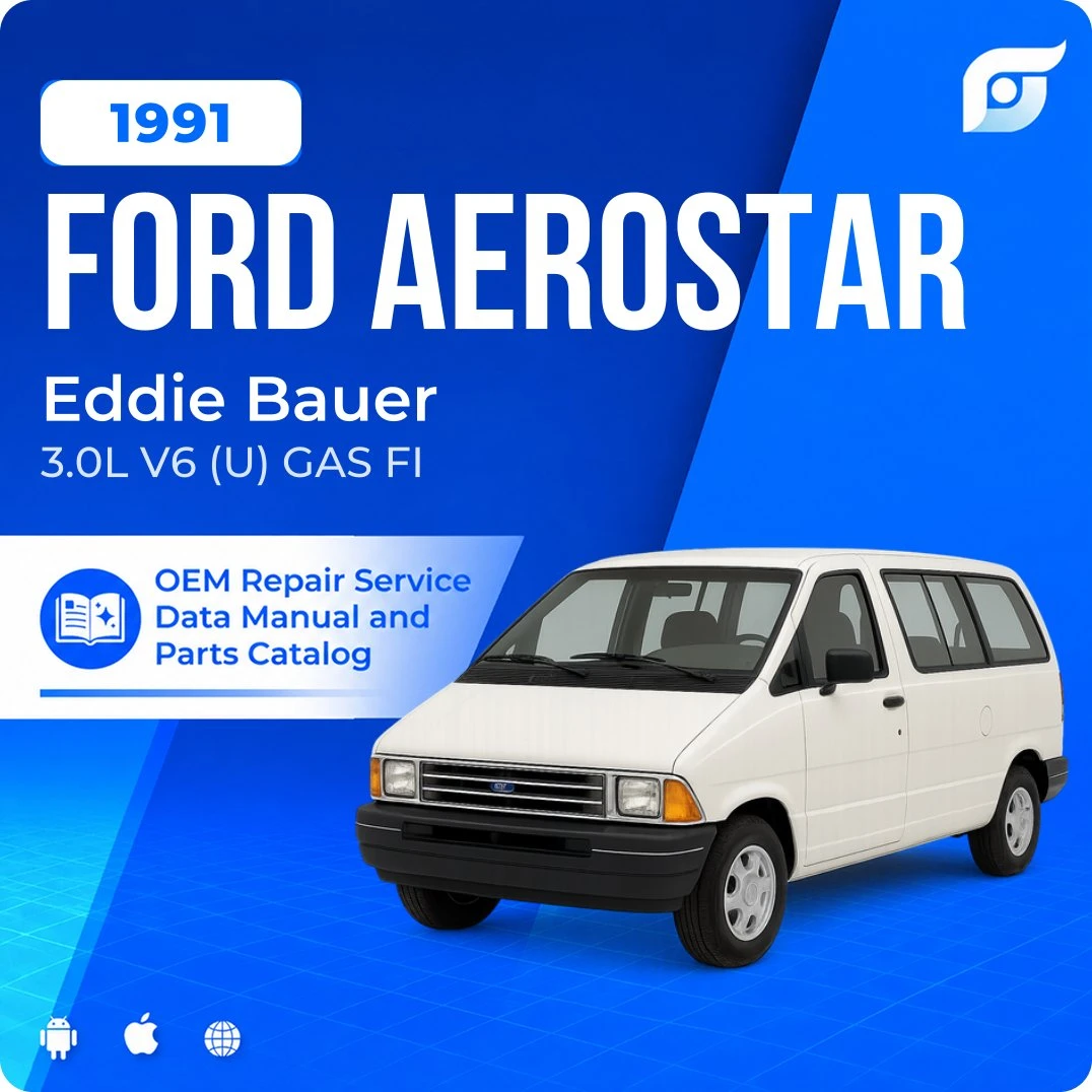 1991 Ford Aerostar Eddie Bauer - OEM Repair Service Manual