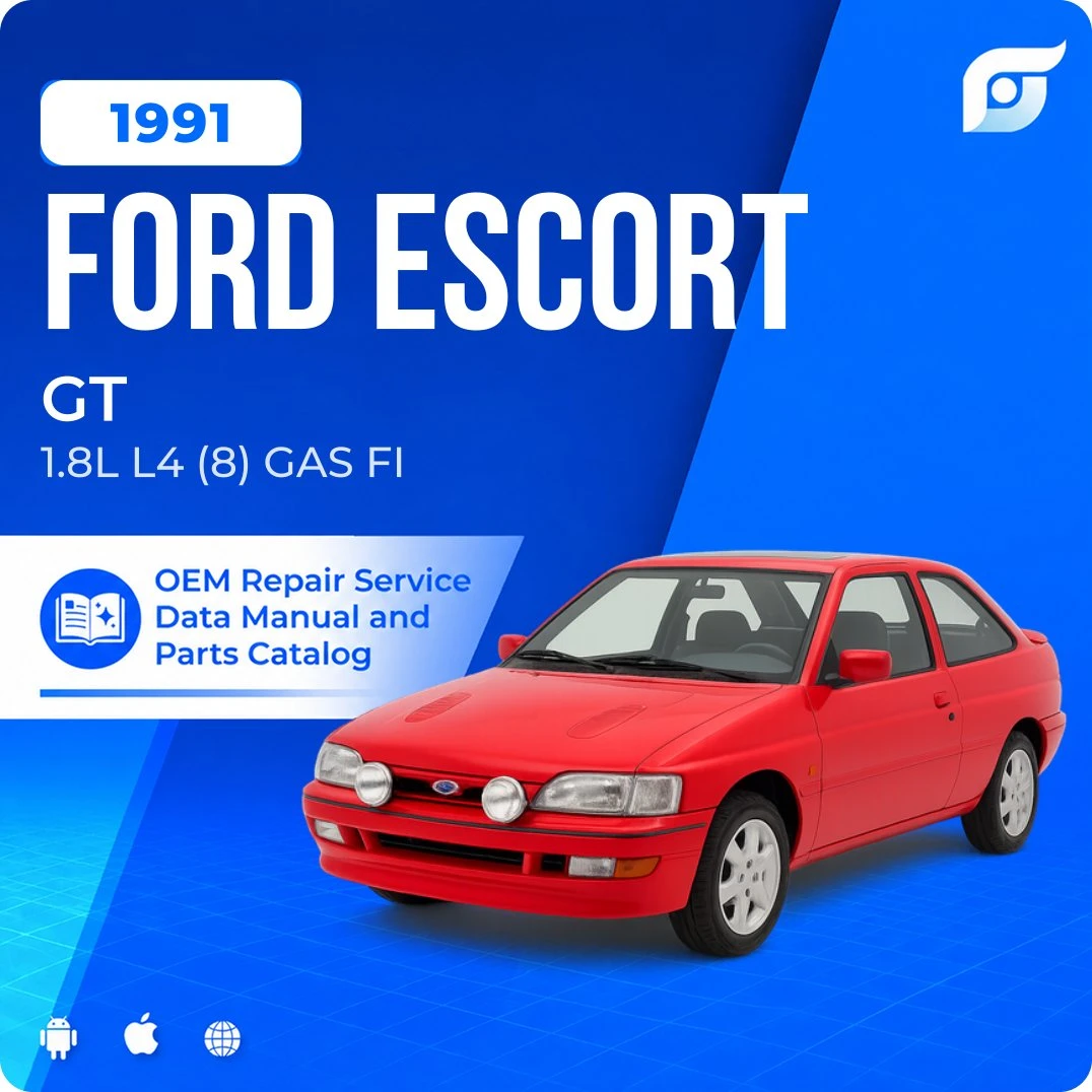 1991 Ford Escort GT - OEM Repair Service Manual