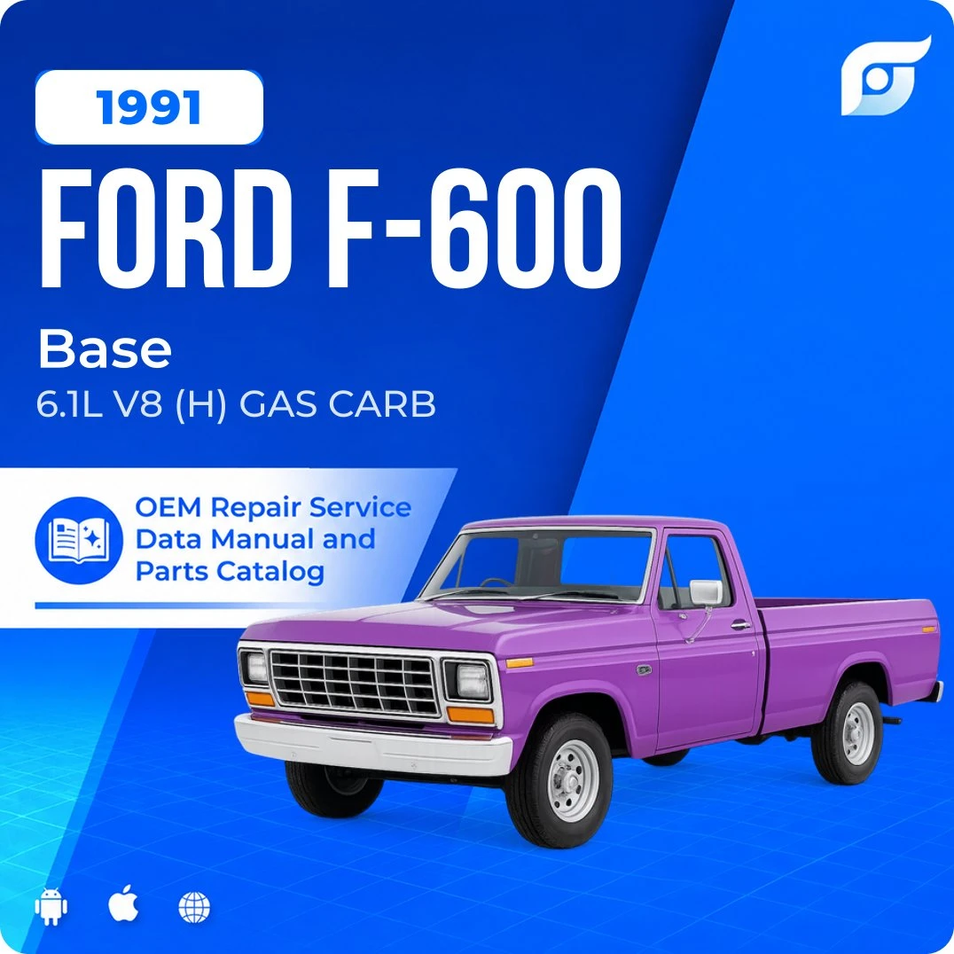 1991 Ford F-600 Base - OEM Repair Service Manual