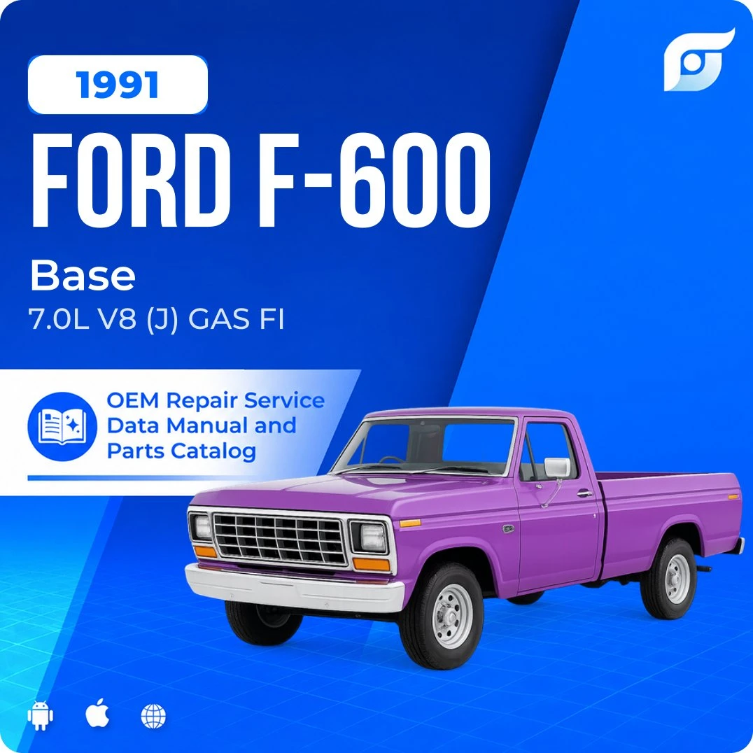 1991 Ford F-600 Base - OEM Repair Service Manual