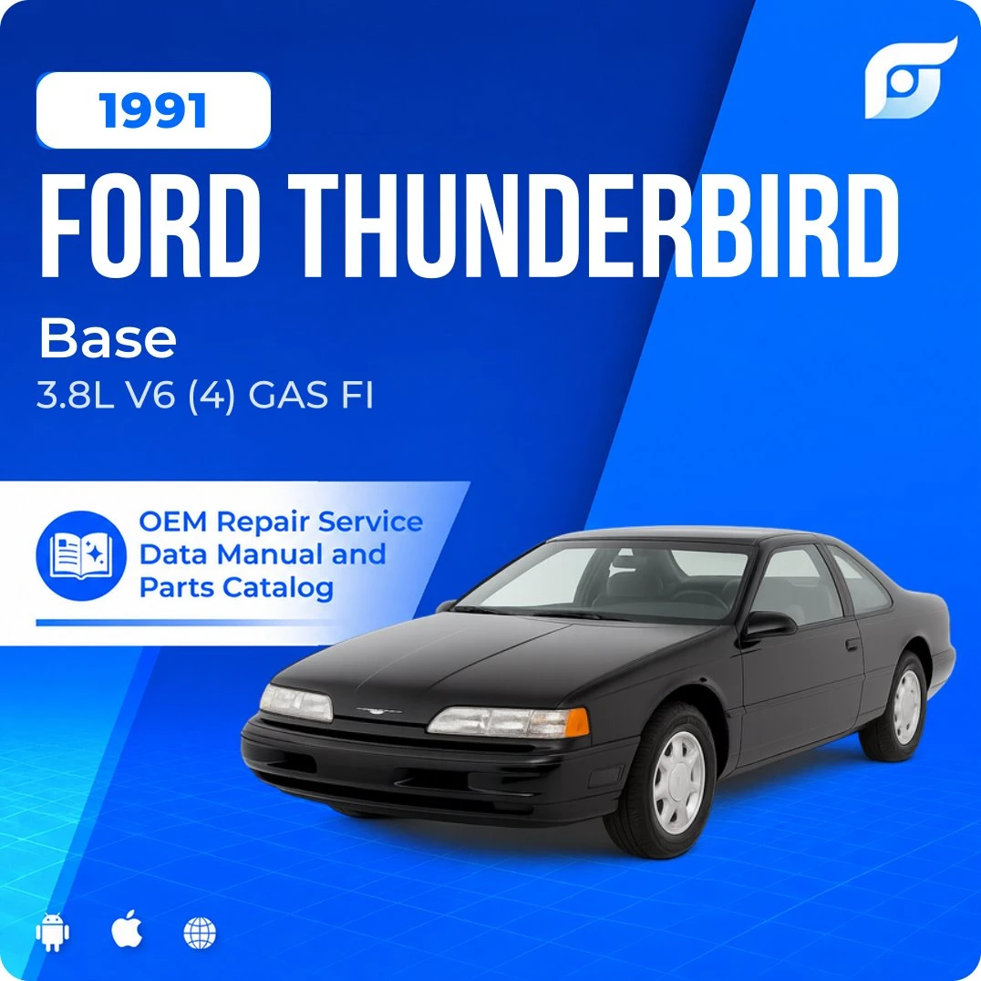 1991 Ford Thunderbird Base - OEM Repair Service Manual