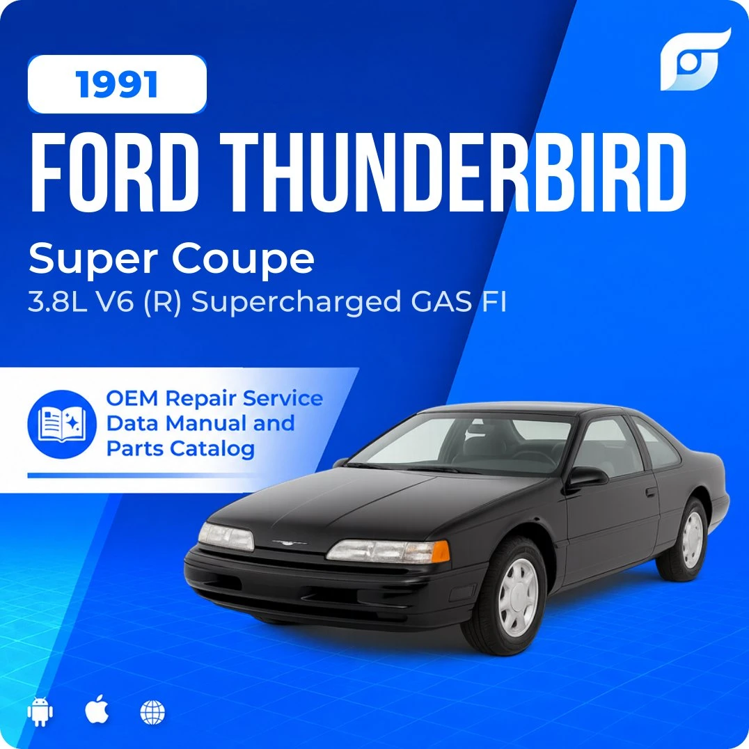 1991 Ford Thunderbird Super Coupe - OEM Repair Service Manual