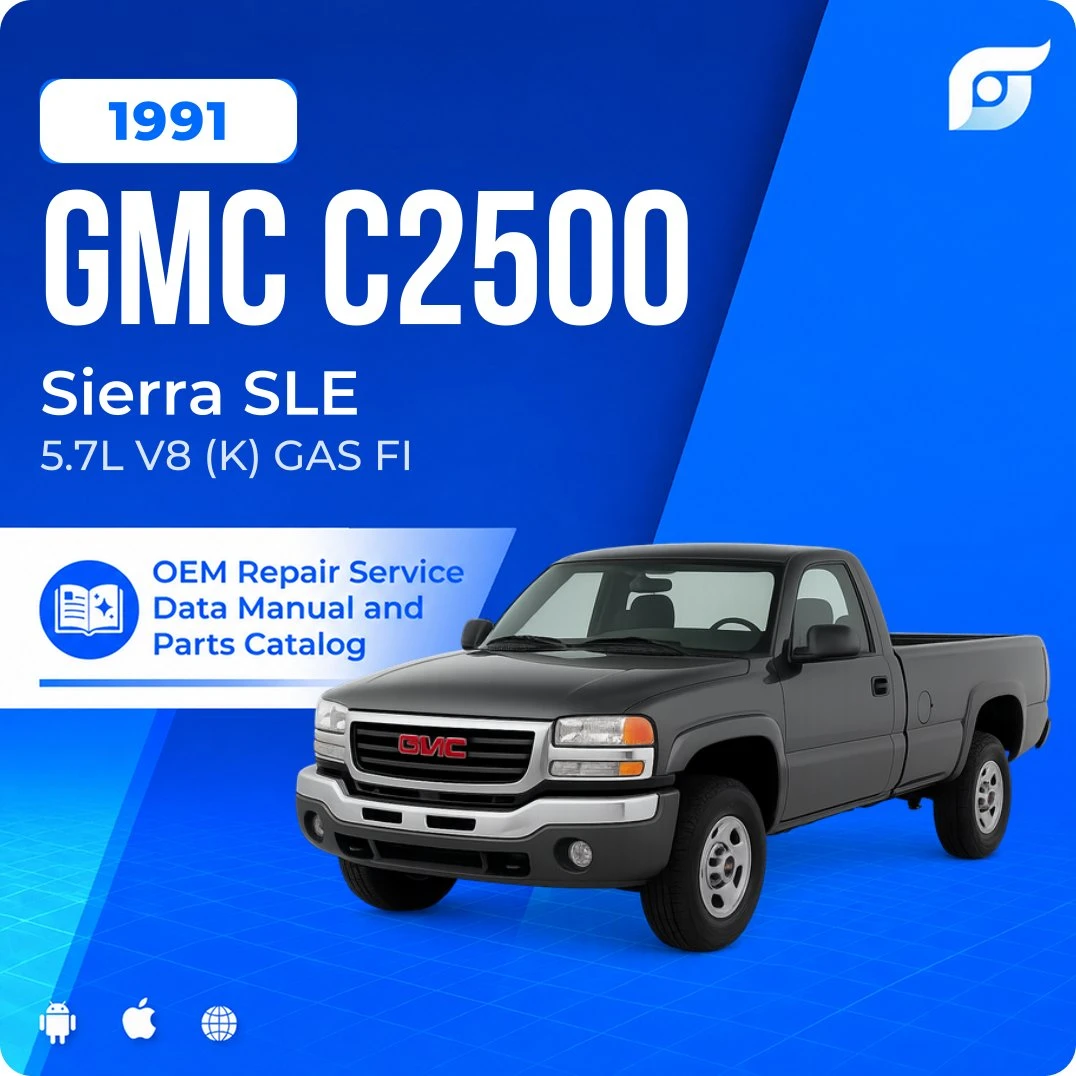 1991 GMC C2500 Sierra SLE - OEM Repair Service Manual