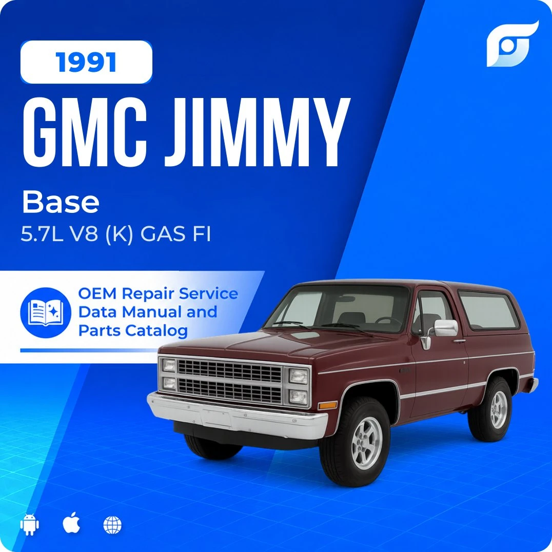 1991 GMC Jimmy Base - OEM Repair Service Manual