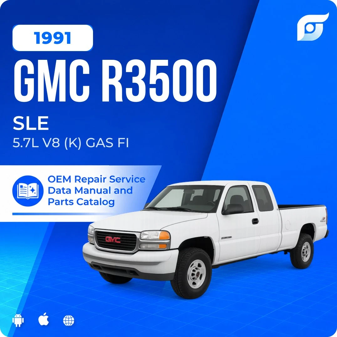 1991 GMC R3500 SLE - OEM Repair Service Manual