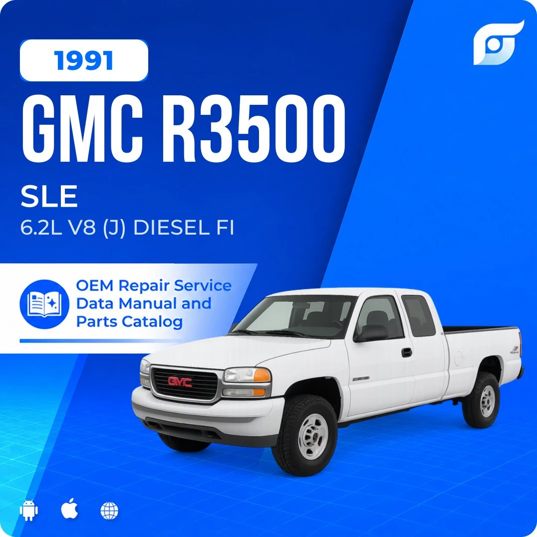 1991 GMC R3500 SLE - OEM Repair Service Manual