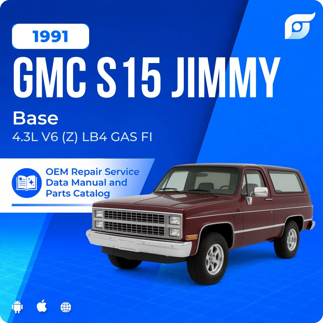 1991 GMC S15 Jimmy Base - OEM Repair Service Manual