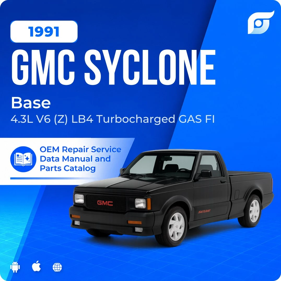 1991 GMC Syclone Base - OEM Repair Service Manual