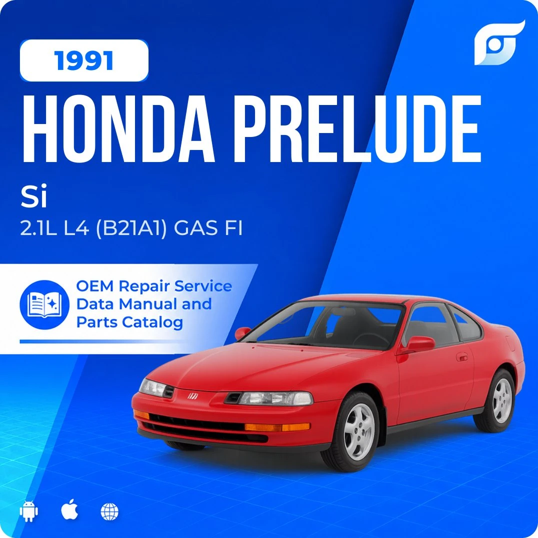 1991 Honda Prelude Si - OEM Repair Service Manual