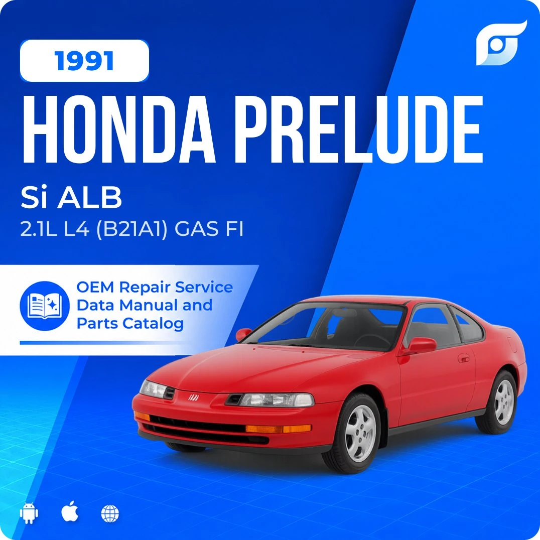 1991 Honda Prelude Si ALB - OEM Repair Service Manual