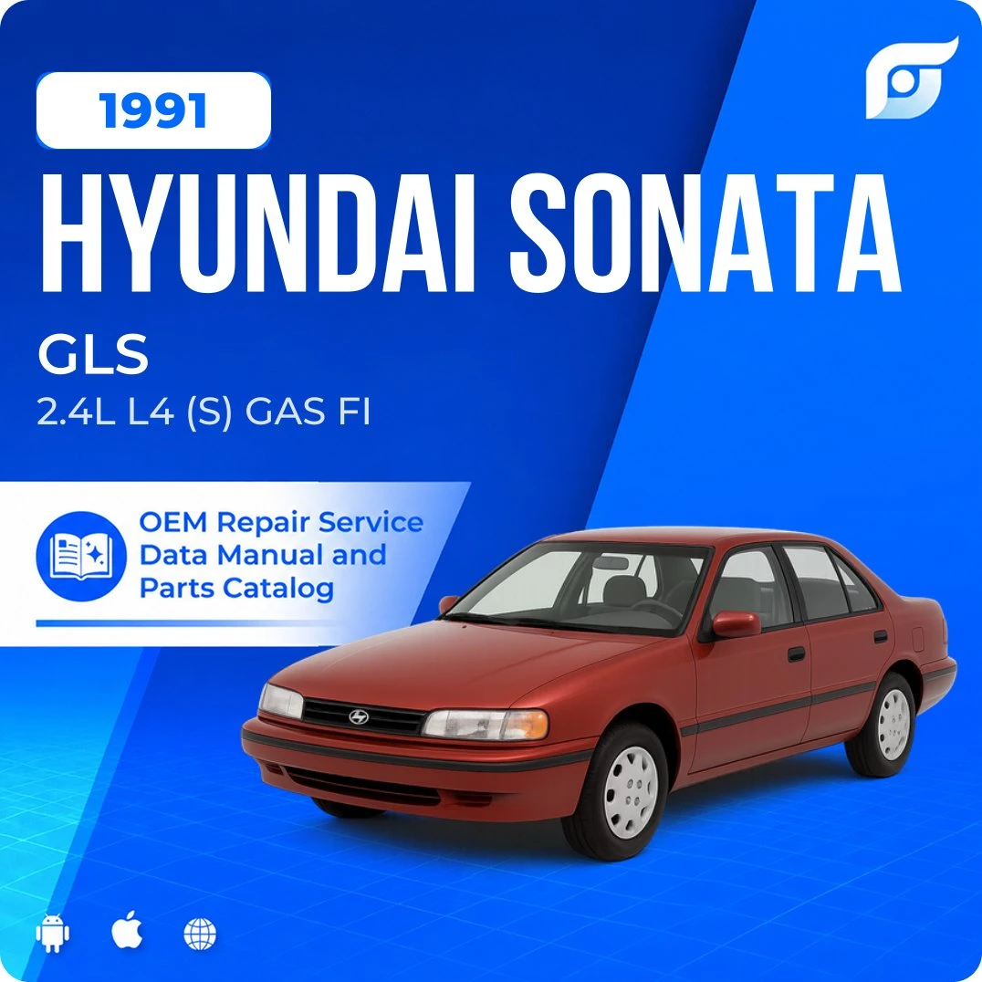 1991 Hyundai Sonata GLS - OEM Repair Service Manual
