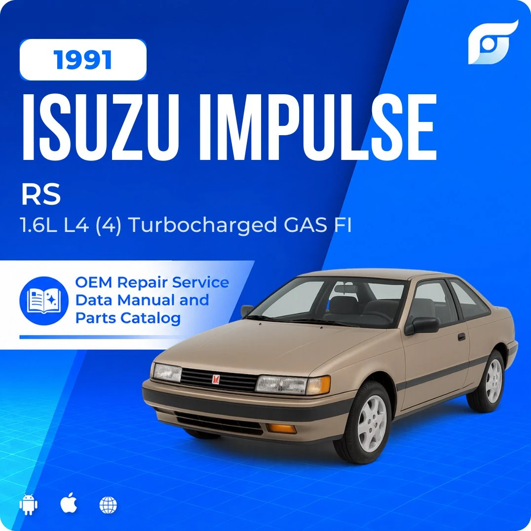1991 Isuzu Impulse RS - OEM Repair Service Manual