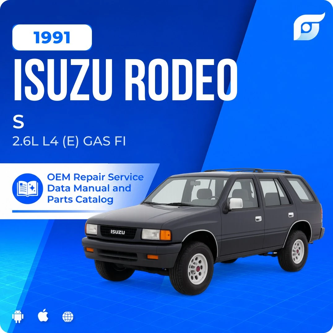 1991 Isuzu Rodeo S - OEM Repair Service Manual