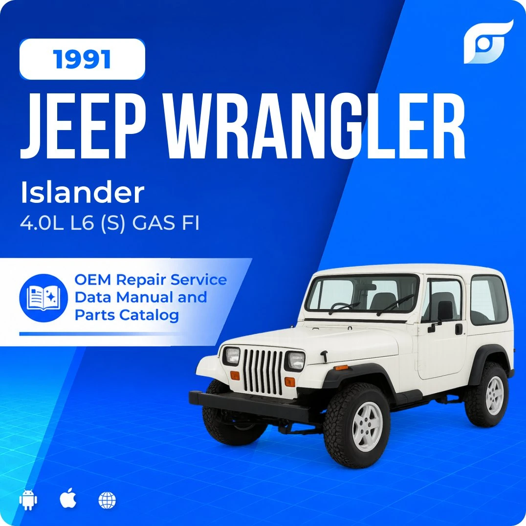 1991 Jeep Wrangler Islander - OEM Repair Service Manual