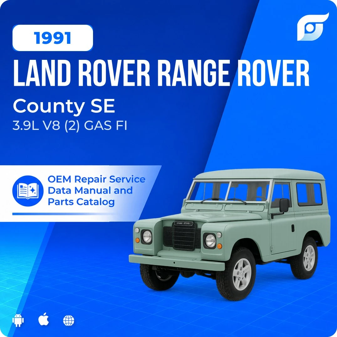 1991 Land Rover Range Rover County SE - OEM Repair Service Manual