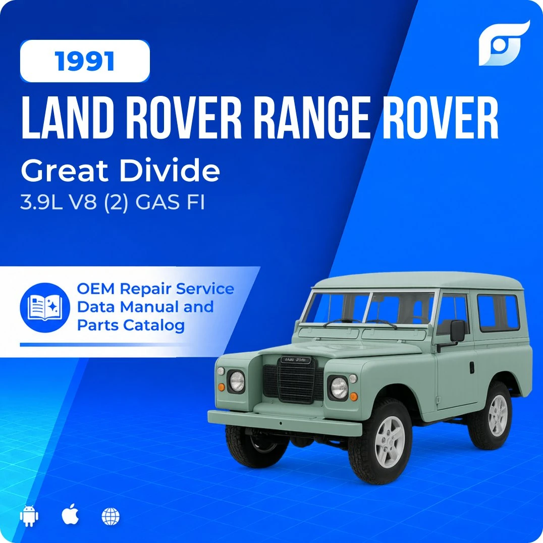 1991 Land Rover Range Rover Great Divide - OEM Repair Service Manual