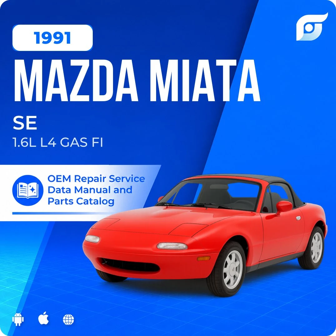 1991 Mazda Miata SE - OEM Repair Service Manual
