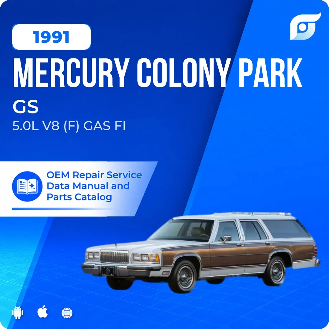 1991 Mercury Colony Park GS - OEM Repair Service Manual