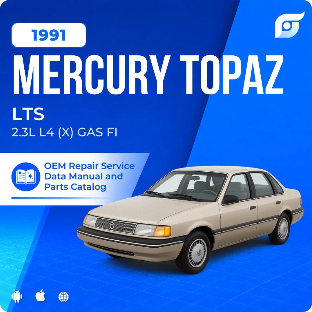 1991 Mercury Topaz LTS - OEM Repair Service Manual