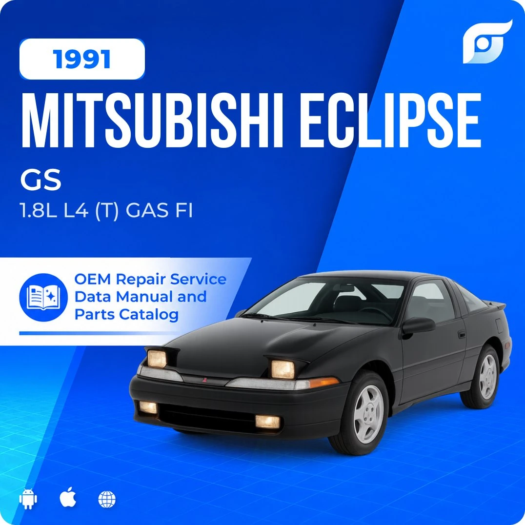 1991 Mitsubishi Eclipse GS - OEM Repair Service Manual