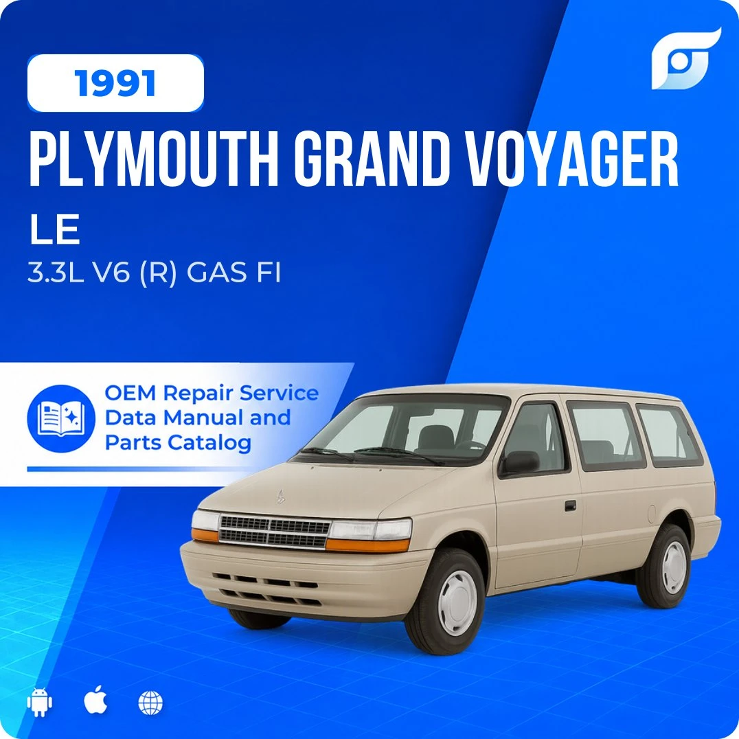 1991 Plymouth Grand Voyager LE - OEM Repair Service Manual