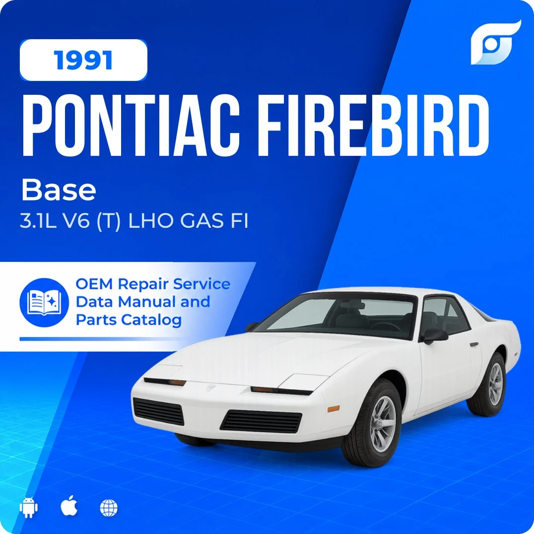 1991 Pontiac Firebird Base - OEM Repair Service Manual